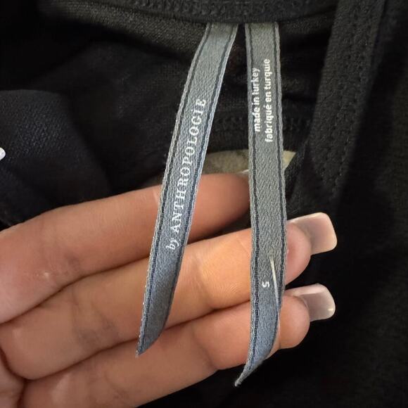 NWT Anthropologie Ponte Cutout Mini Dress Little Black Dress Knit Size Small - Picture 9 of 9